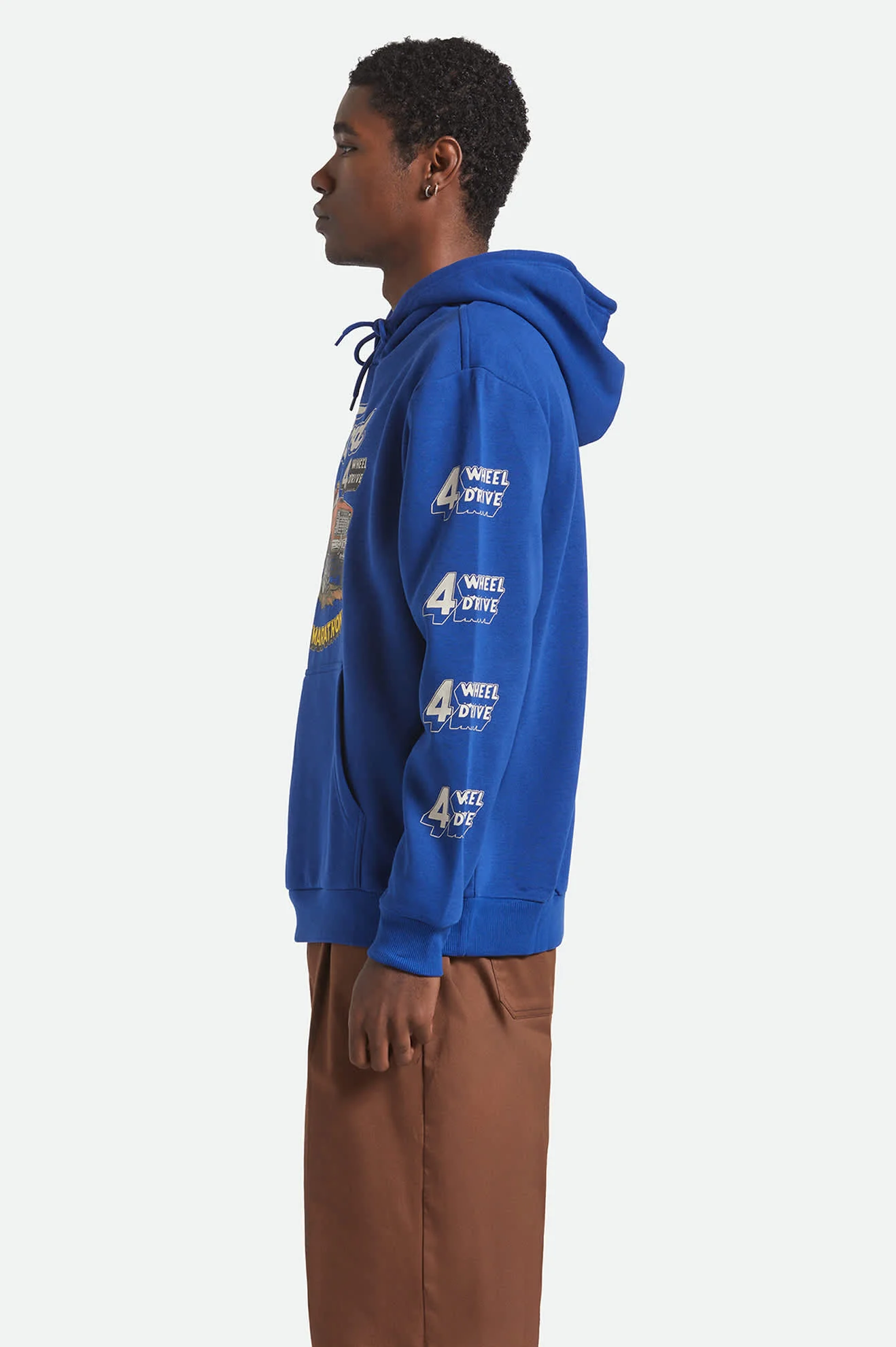 Ford Mud Marathon Relaxed Fleece Hoodie - Ford Blue