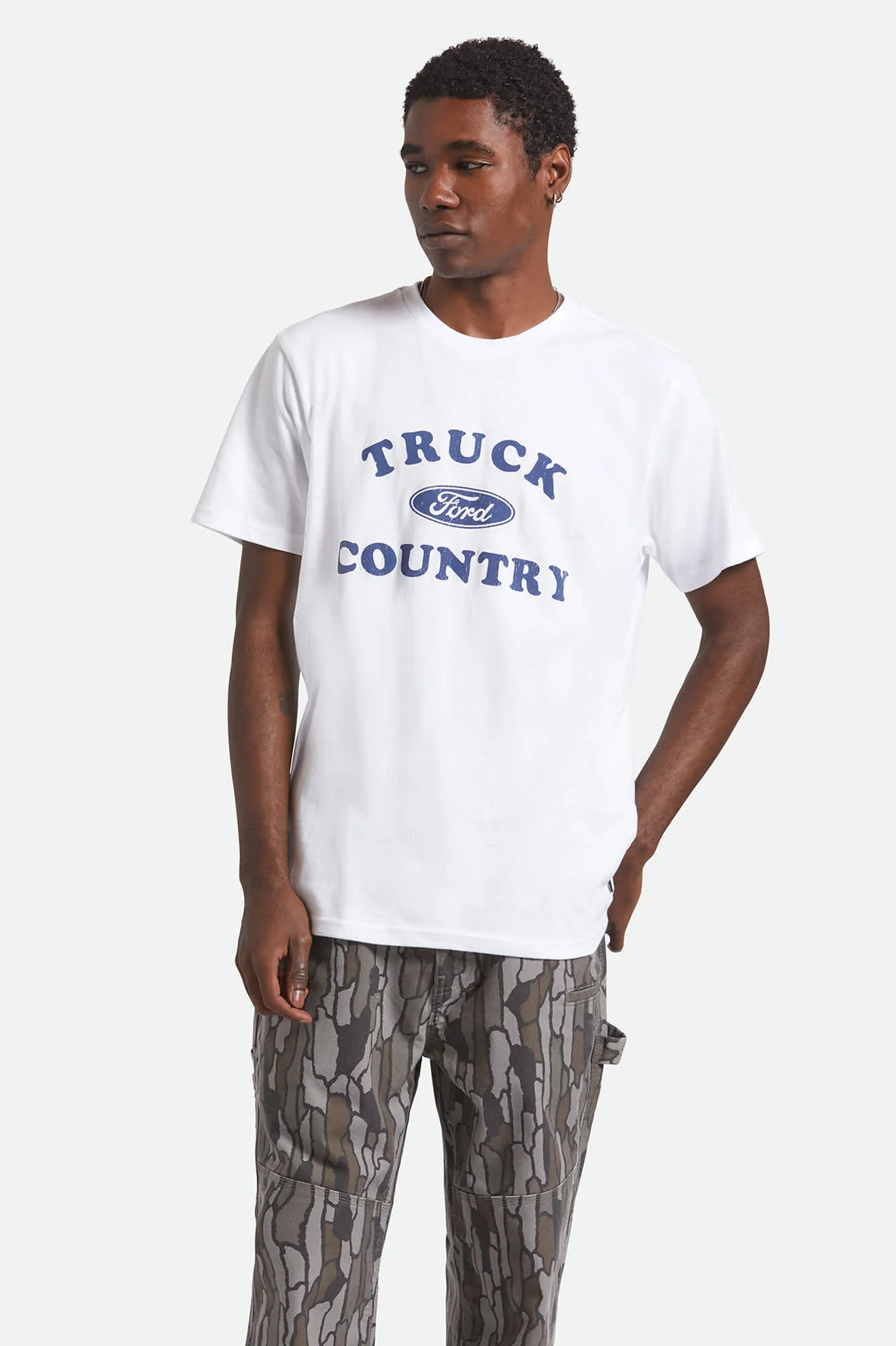 Ford Truck Country S/S Standard T-Shirt - Wimbledon White