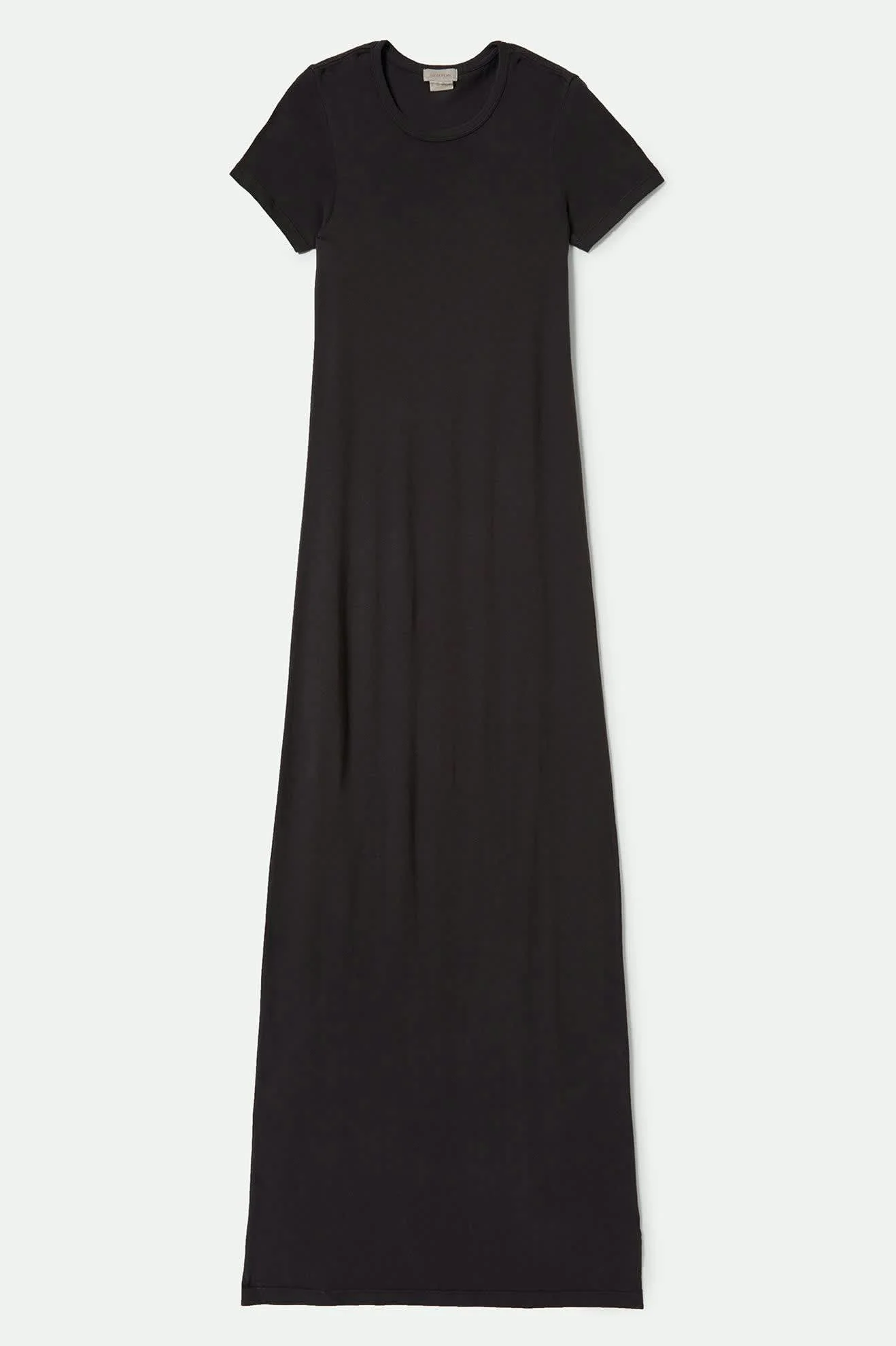 Carefree Organic Garment Dyed Slim Dress - Black