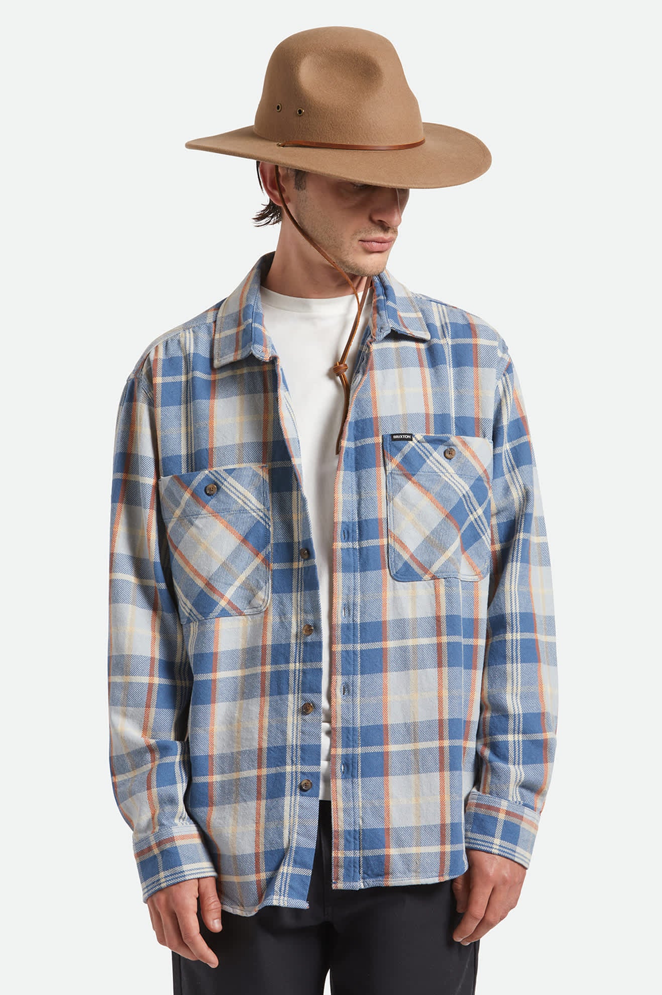 Cedar Packable WTHR GUARDâ„¢ Fedora - Khaki