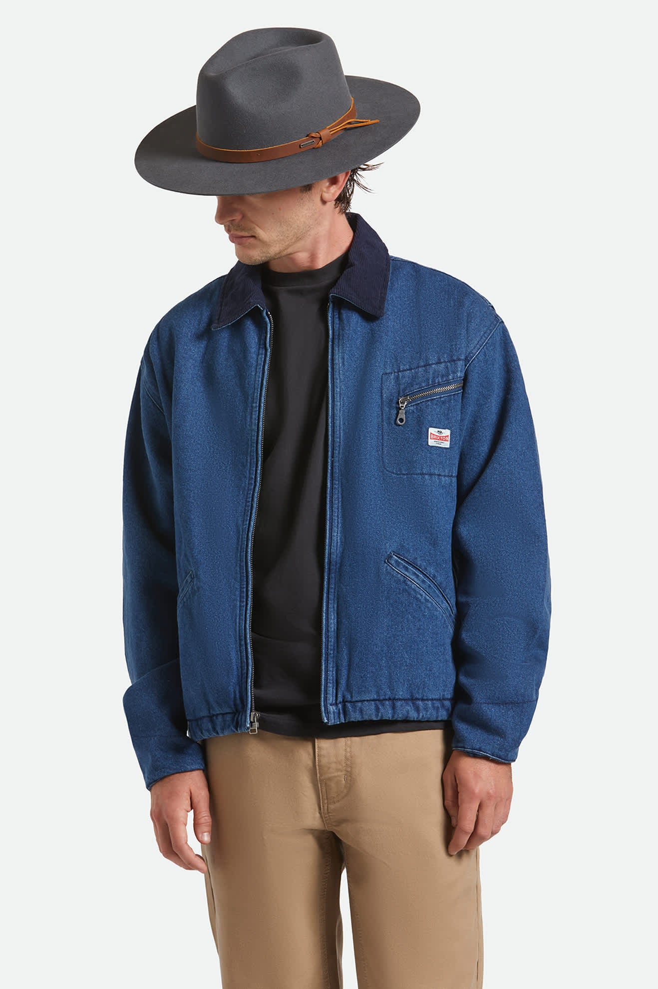 Hawkins WTHR GUARDâ„¢ Cowboy Hat - Asphalt/Brown