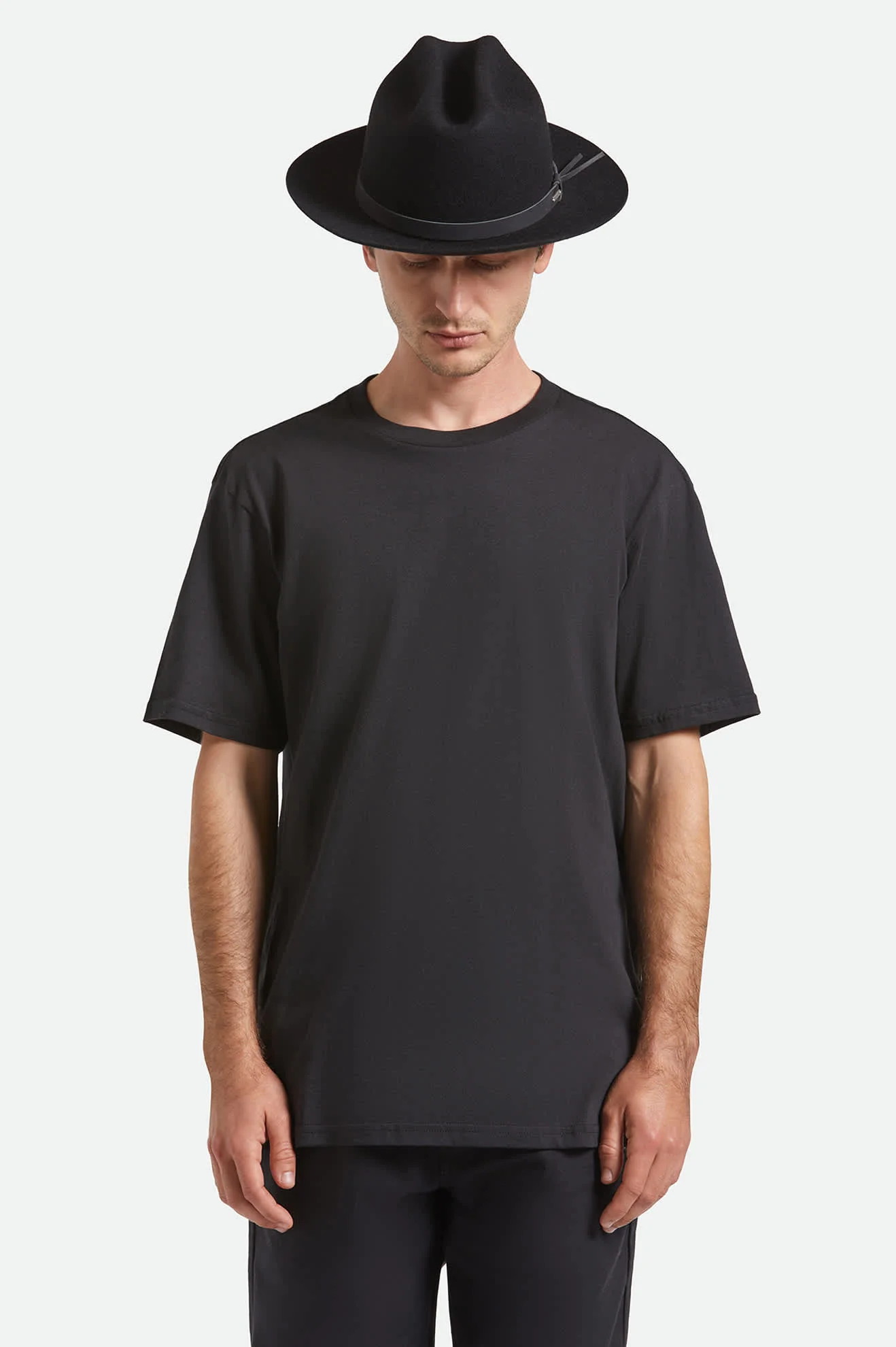 Hitch Ranch Fedora - Black/Black