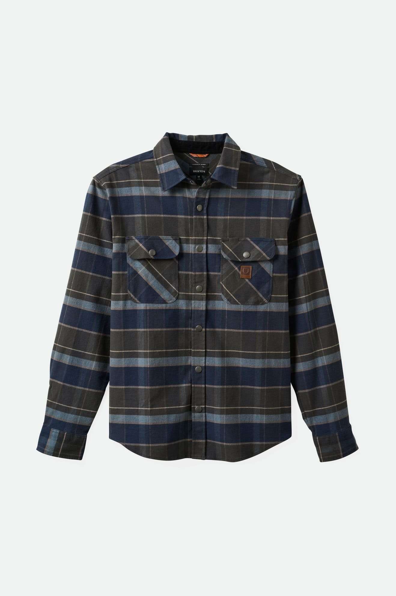 1938-builders-bowery-stretch-water-resistant-l-s-flannel-washed-navy-black-coronet-blue-1.jpg Builders Bowery Stretch Water Resistant L/S Flannel - Washed Navy/Black/Coronet Blue