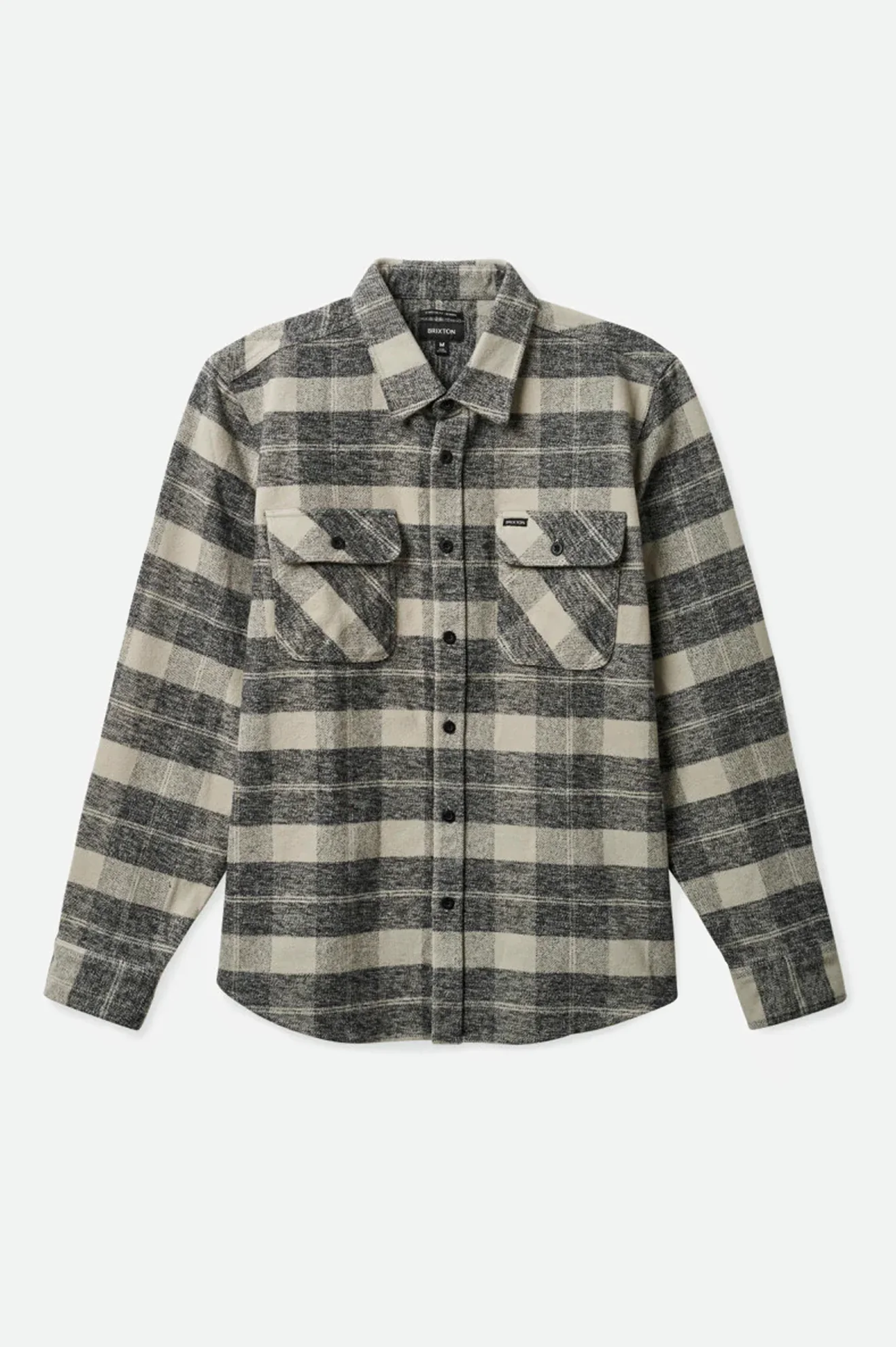 Bowery Heavyweight Flannel - Black/Charcoal